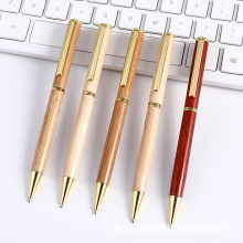 Stationery & Office Accessories Portable Customized Logo Gift Pen Set Promotion Bamboo Wooden Pen With Box